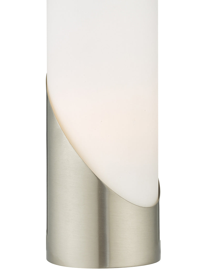 Dar Faris Touch Table Lamp Satin Nickel – from Amos Lighting + Home