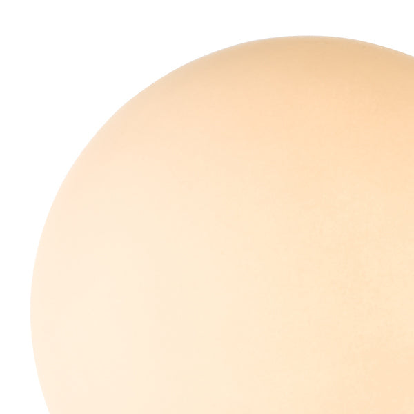 Dar Feya Wall Light Matt Black Opal Glass – from Amos Lighting + Home