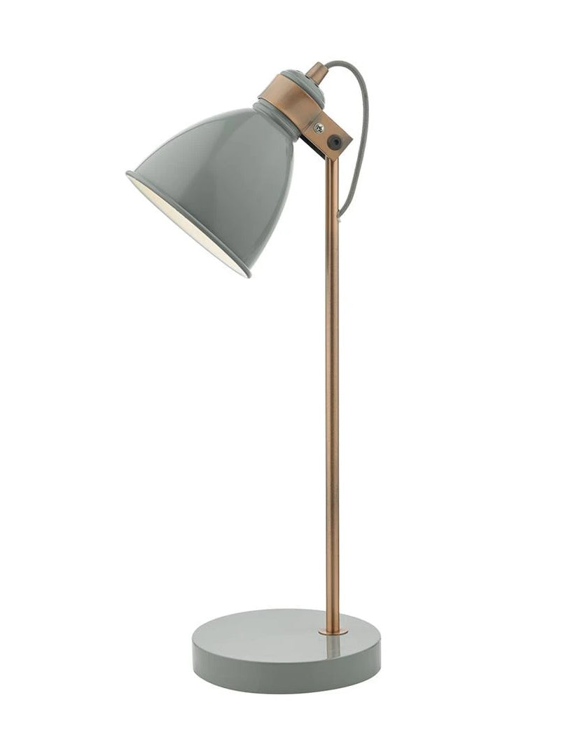Dar Frederick Table Lamp Black, White or Grey – from Amos Lighting + Home