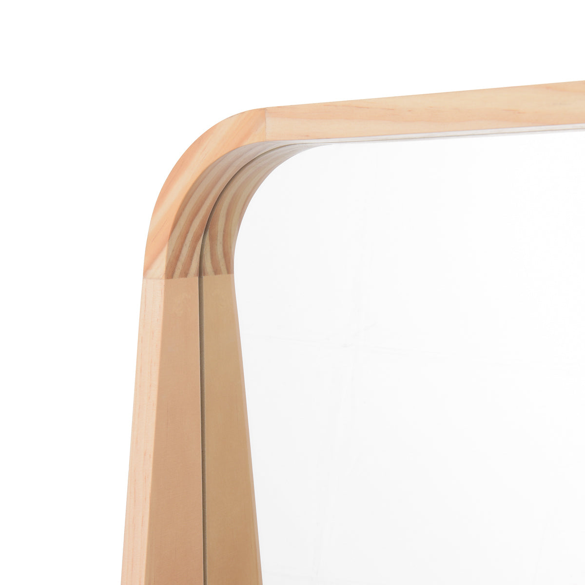 Dar Fulgencio Rectangle Mirror With Shelf Light Oak 60 X 90cm – from Amos Lighting + Home