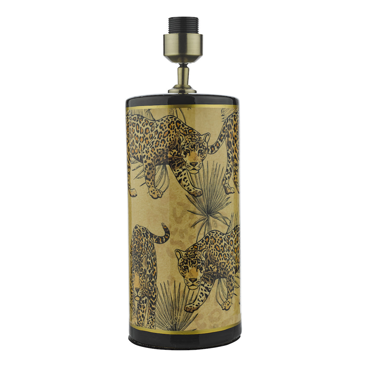 Dar Gold Collection Eliza Table Lamp Leopard Motif In Gold Base – from Amos Lighting + Home