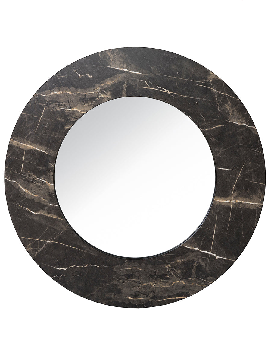 Dar Juvan Dark Marble Effect Mirror – from Amos Lighting + Home