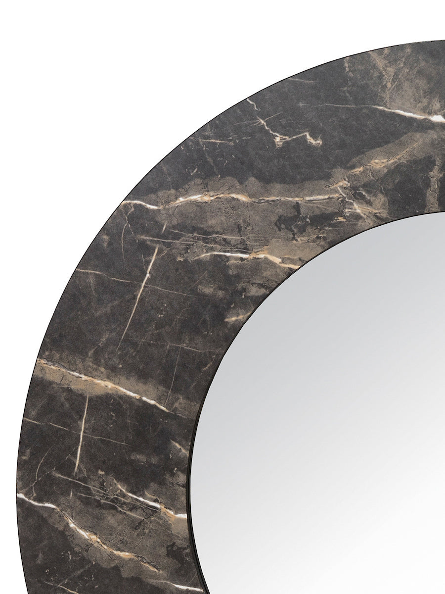 Dar Juvan Dark Marble Effect Mirror – from Amos Lighting + Home