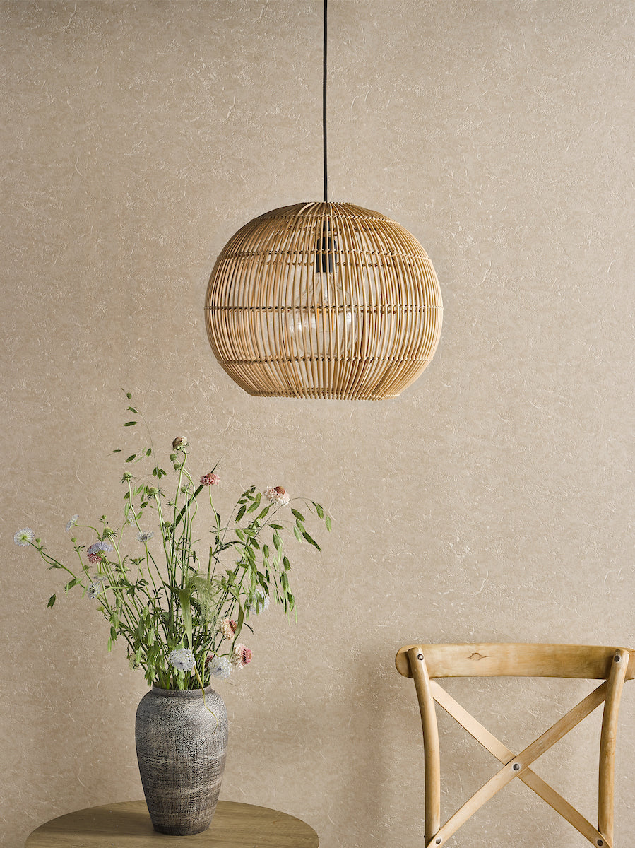 Dar Kesler Pendant Rattan – from Amos Lighting + Home
