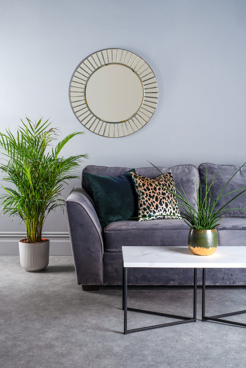 Dar Lahaina Bevelled Round Mirror – from Amos Lighting + Home