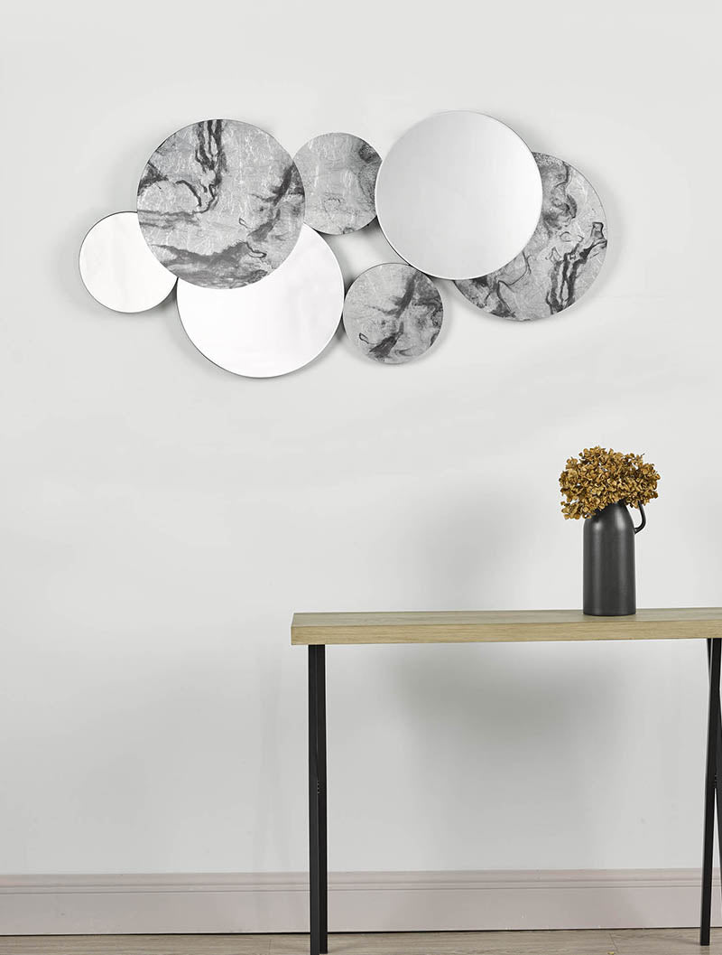Dar Meco Black Marble Effect Mirror – from Amos Lighting + Home