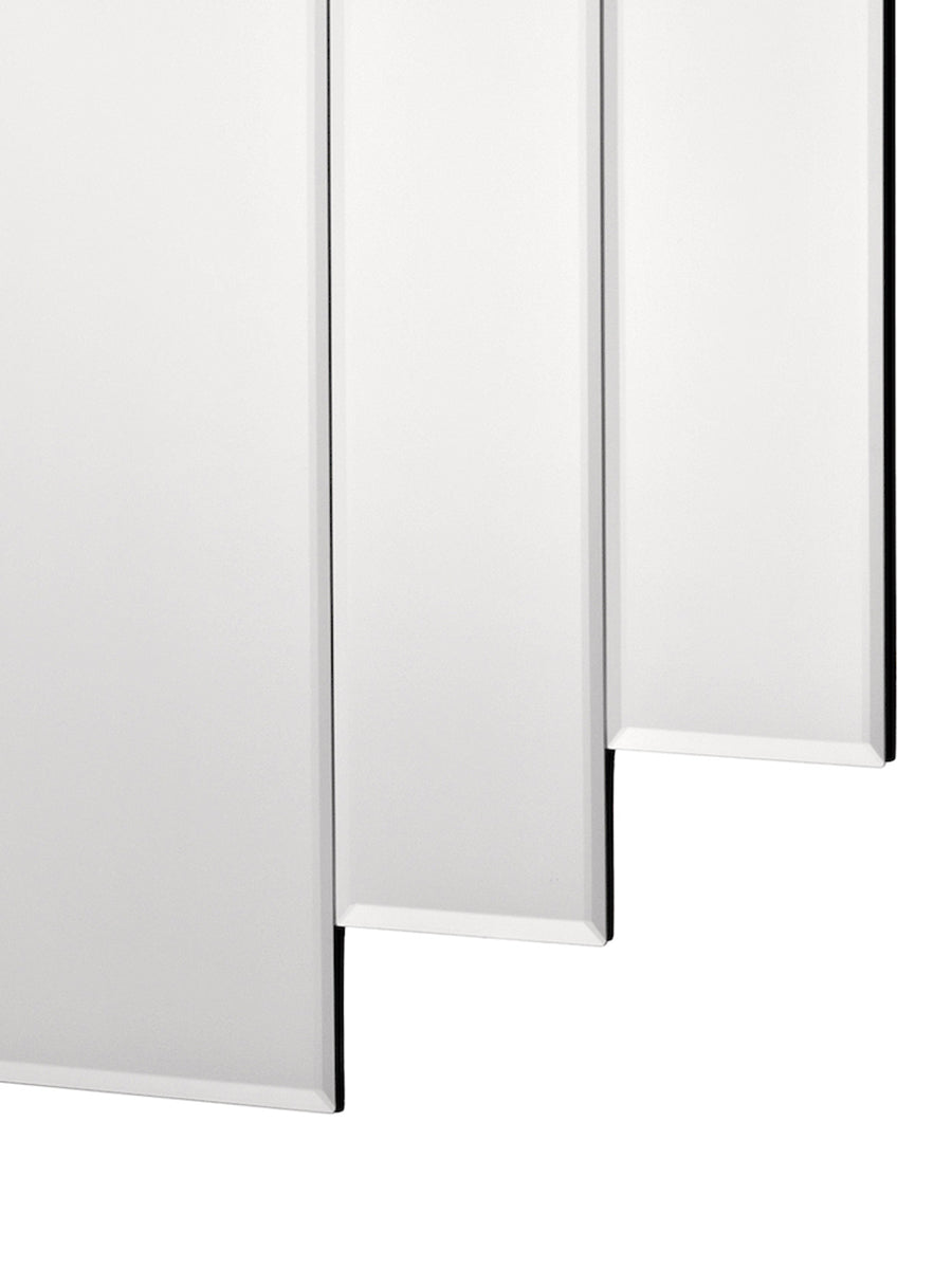 Dar Odeon Art Deco Rectangle Stepped Mirror – from Amos Lighting + Home
