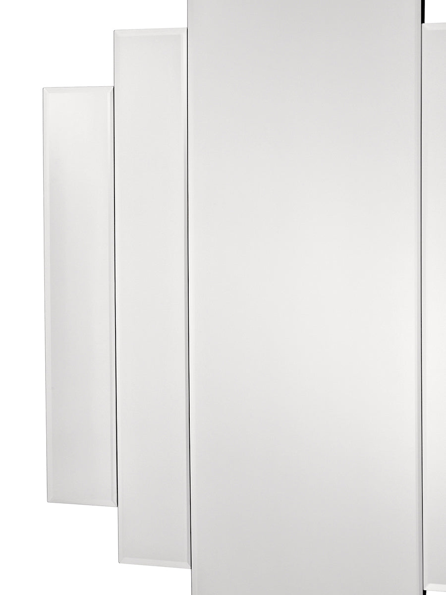 Dar Odeon Art Deco Rectangle Stepped Mirror – from Amos Lighting + Home