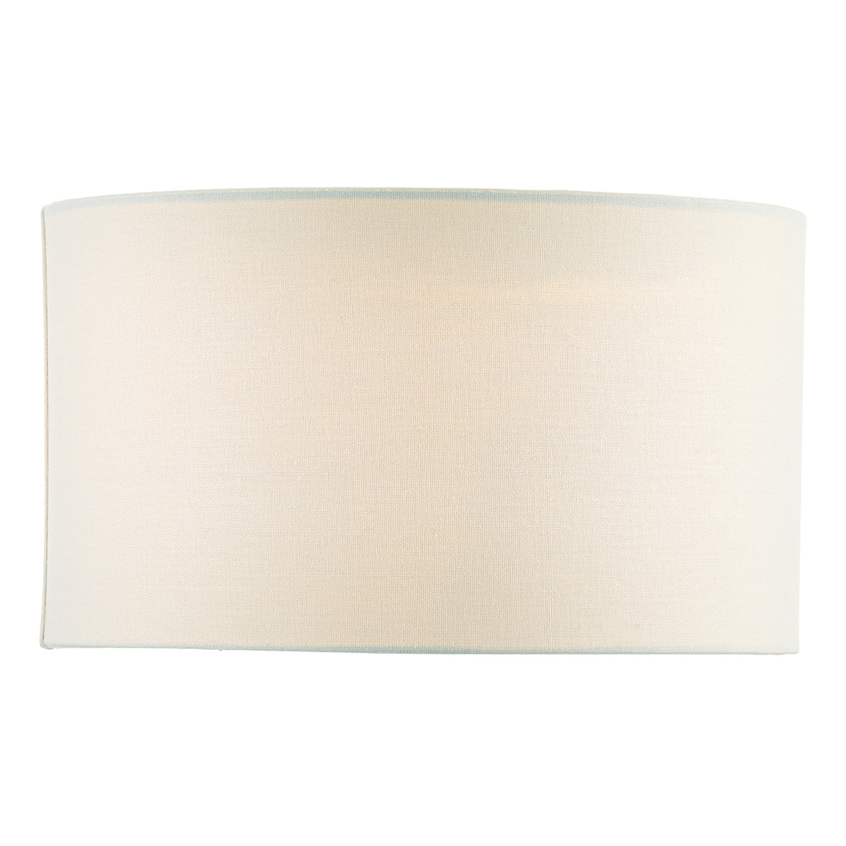 Dar Pyramid Drum Shade 35cm White Linen – from Amos Lighting + Home