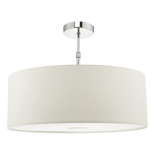 Dar Ronda 60cm Easy Fit Pendant White – from Amos Lighting + Home