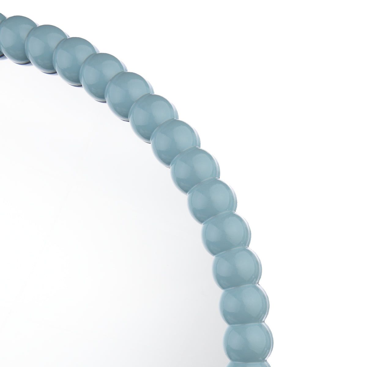 Dar Ruan Round Mirror Blue 70cm – from Amos Lighting + Home