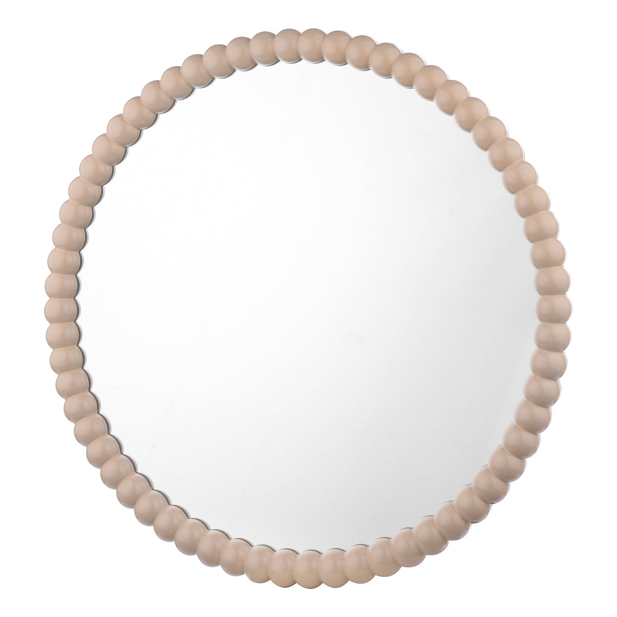 Dar Ruan Round Mirror Cream 70cm – from Amos Lighting + Home