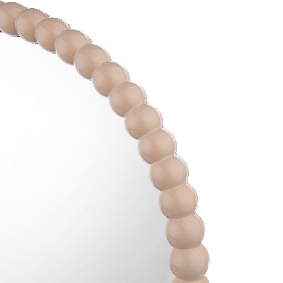 Dar Ruan Round Mirror Cream 70cm – from Amos Lighting + Home