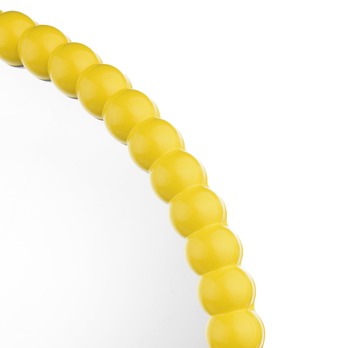 Dar Ruan Round Mirror Yellow 70cm – from Amos Lighting + Home