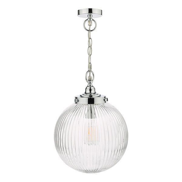 Dar Tamara Bathroom Pendant Chrome, IP44 – from Amos Lighting + Home