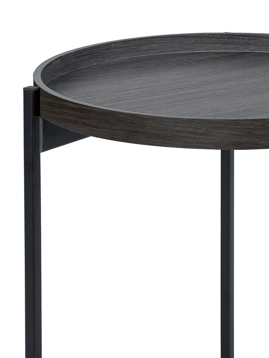 Dar Tomal Dark Oak Effect Side Table – from Amos Lighting + Home