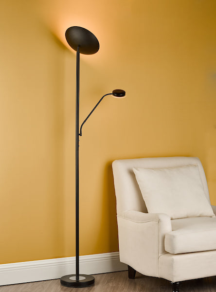 Dar Victor Mother & Child LED Floor Lamp Black – from Amos Lighting + Home