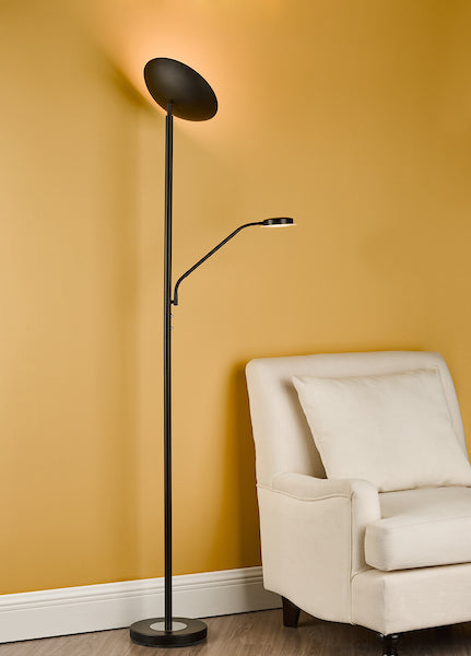 Dar Victor Mother & Child LED Floor Lamp Black – from Amos Lighting + Home