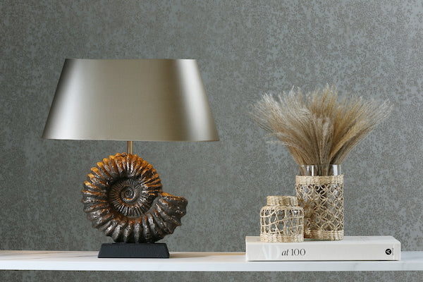 David Hunt Ammonite Table Lamp Bronze – from Amos Lighting + Home