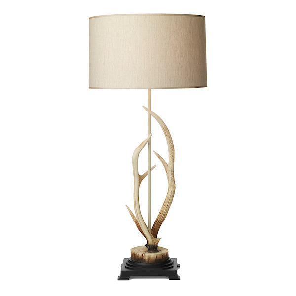 David Hunt Antler Bleached Table Lamp, Complete Shade – from Amos Lighting + Home