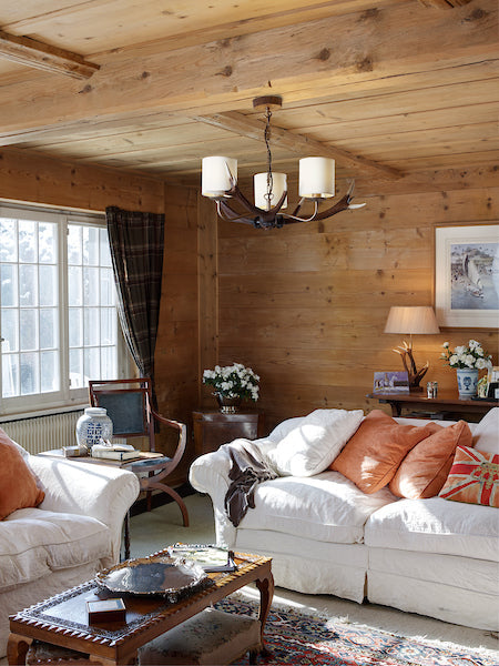 David Hunt Antler Rustic 3 Light Pendant with Shades – from Amos Lighting + Home