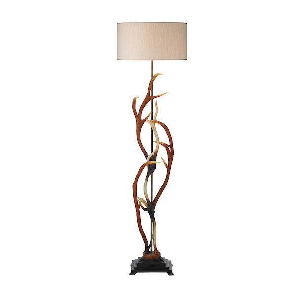 David Hunt Antler Rustic Floor Lamp with Shade – from Amos Lighting + Home