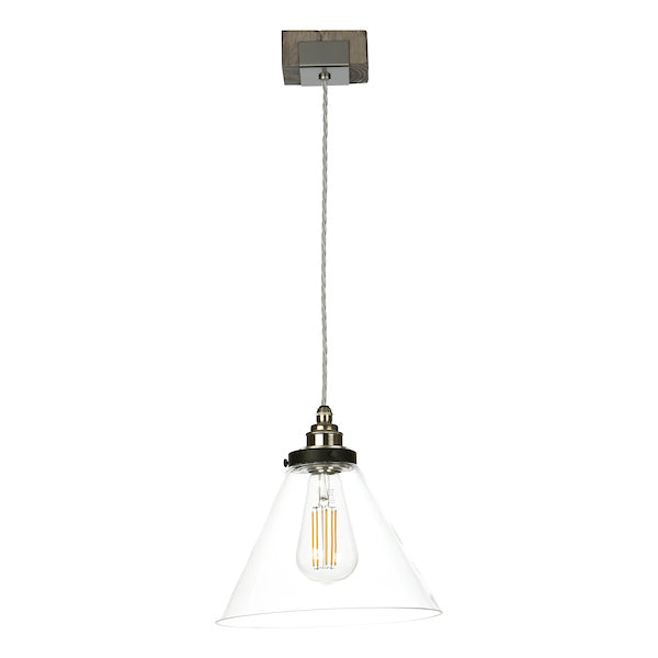 David Hunt Aspen Single Pendant Silver Birch Effect – from Amos Lighting + Home