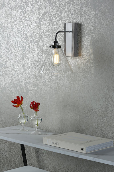 David Hunt Aspen Wall Light Silver Birch Effect – from Amos Lighting + Home