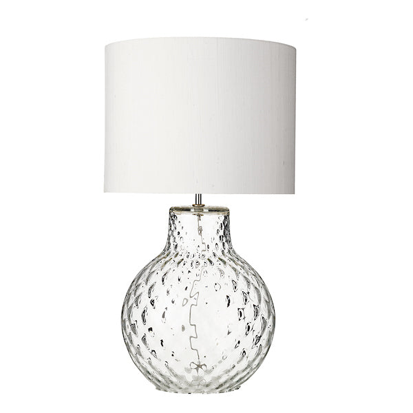 David Hunt Azores Clear Dimpled Table Lamp Base Large – from Amos Lighting + Home