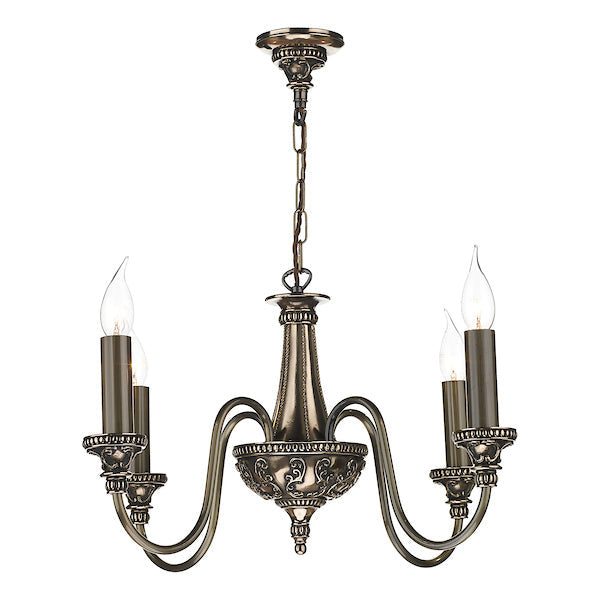 David Hunt Bailey 4 Light Chandelier Bronze – from Amos Lighting + Home