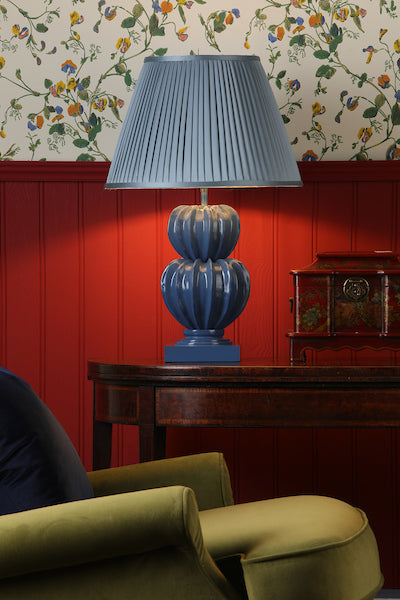 David Hunt Botany Lamp Amalfi Blue Base – from Amos Lighting + Home