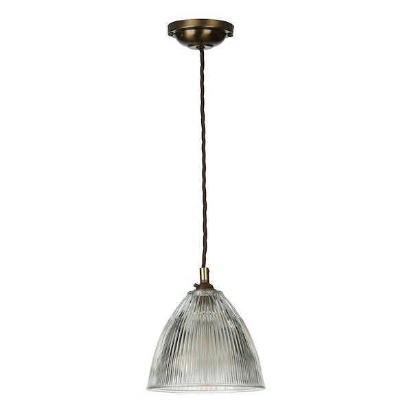 David Hunt Cambridge Pendant Antique Brass – from Amos Lighting + Home