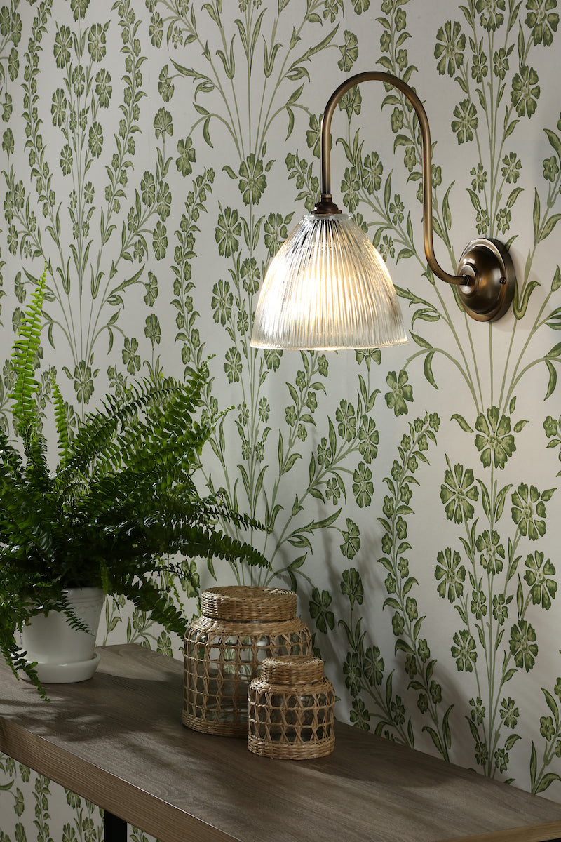 David Hunt Cambridge Wall Light Antique Brass – from Amos Lighting + Home