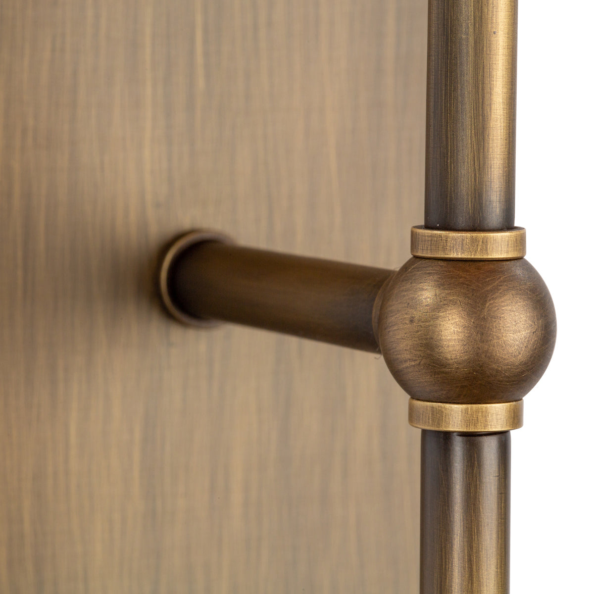 David Hunt Durrell Wall Light Solid Antique Brass – from Amos Lighting + Home