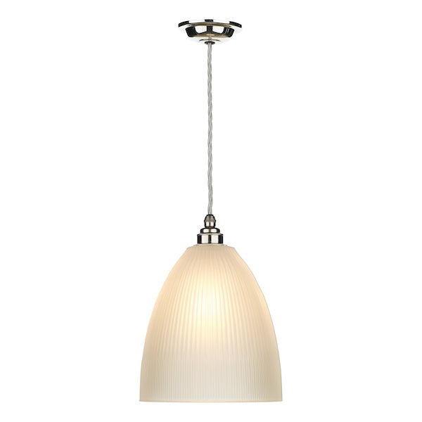 David Hunt Duxford Chrome Pendant – from Amos Lighting + Home