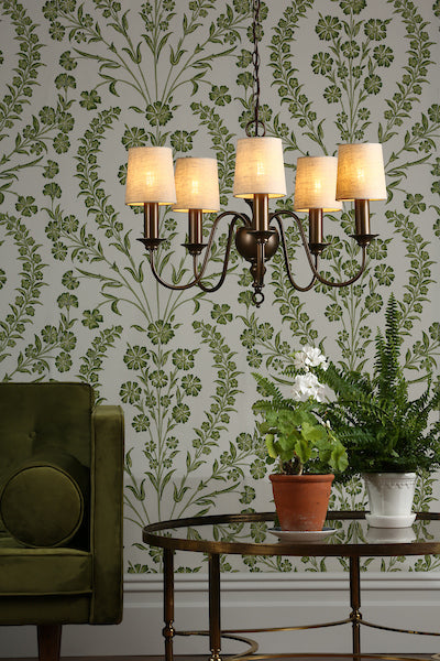 David Hunt Flemish 5 Light Chandelier Bronze – from Amos Lighting + Home