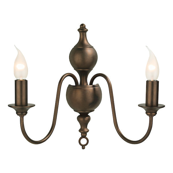 David Hunt Flemish Wall Light Bronze – from Amos Lighting + Home