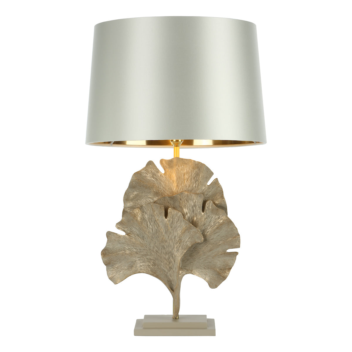 David Hunt Gingko Table Lamp Base Cream & Gold – from Amos Lighting + Home