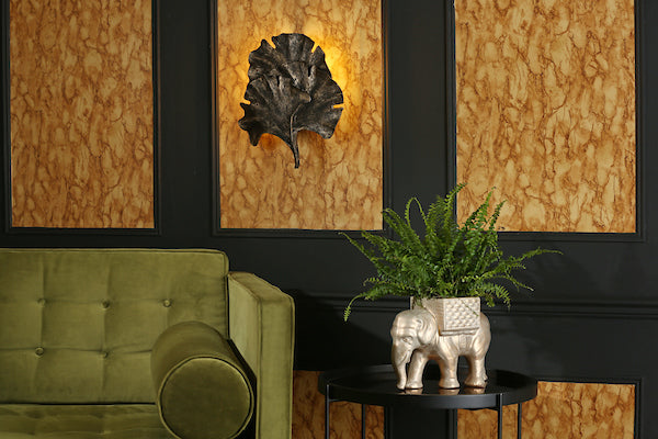 David Hunt Gingko Wall Light Black & Gold – from Amos Lighting + Home