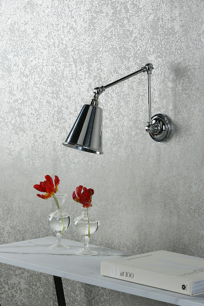 David Hunt Hackney Wall Light Polished Chrome – from Amos Lighting + Home