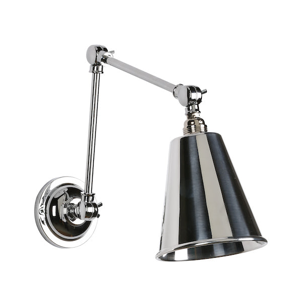 David Hunt Hackney Wall Light Polished Chrome – from Amos Lighting + Home