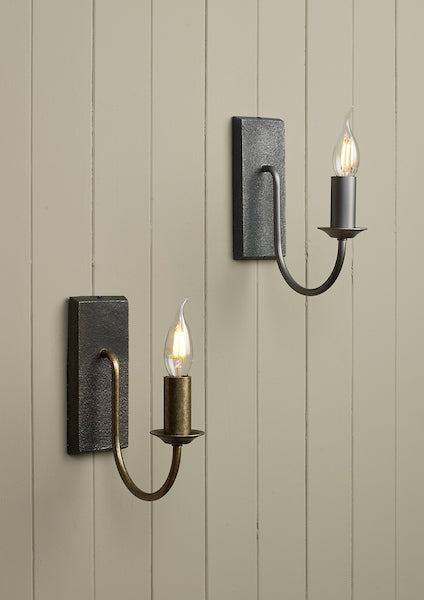 David Hunt Herriot Single Wall Light Bronze – from Amos Lighting + Home