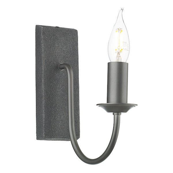 David Hunt Herriot Wall Light Antique Silver – from Amos Lighting + Home