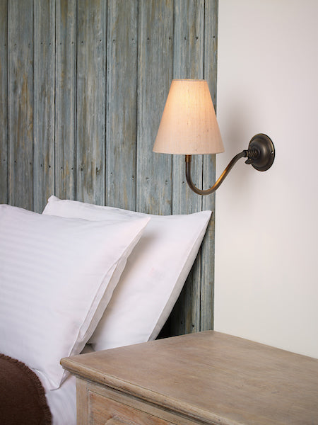 David Hunt Hicks Antique Brass Single Wall Light – from Amos Lighting + Home