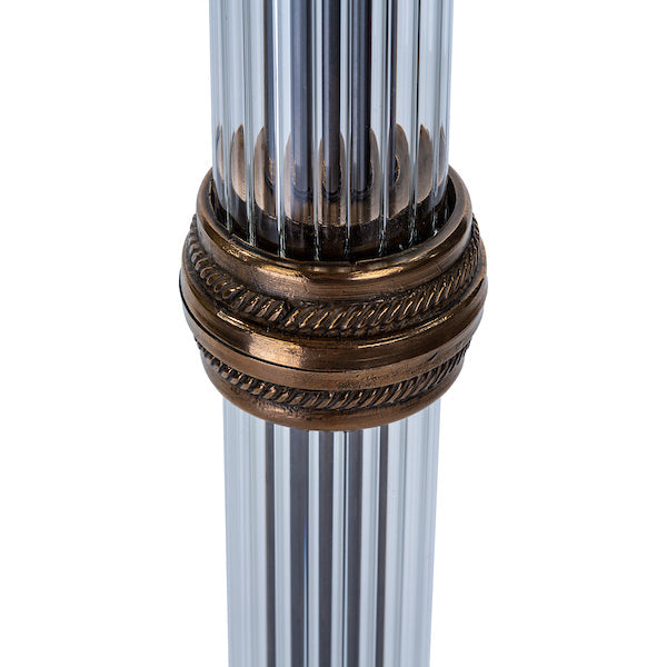 David Hunt Imperial Floor Lamp Base Bronze & Glass – from Amos Lighting + Home