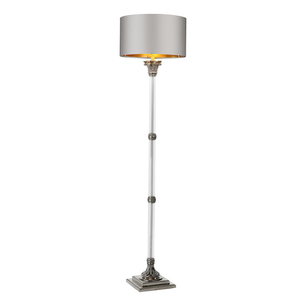 David Hunt Imperial Floor Lamp Base Pewter – from Amos Lighting + Home