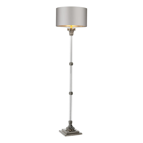 David Hunt Imperial Floor Lamp Base Pewter – from Amos Lighting + Home