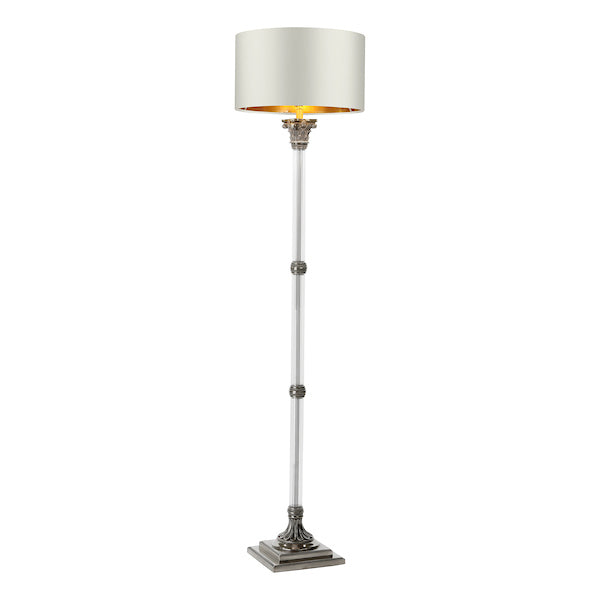 David Hunt Imperial Floor Lamp Base Pewter – from Amos Lighting + Home