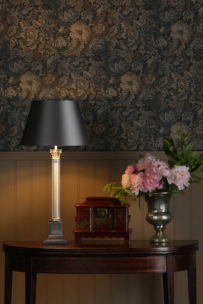 David Hunt Imperial Large Table Lamp Base Pewter – from Amos Lighting + Home