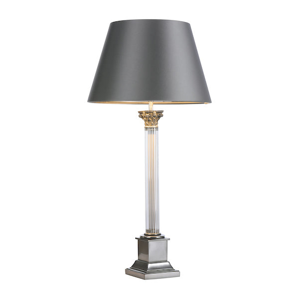 David Hunt Imperial Large Table Lamp Base Pewter – from Amos Lighting + Home